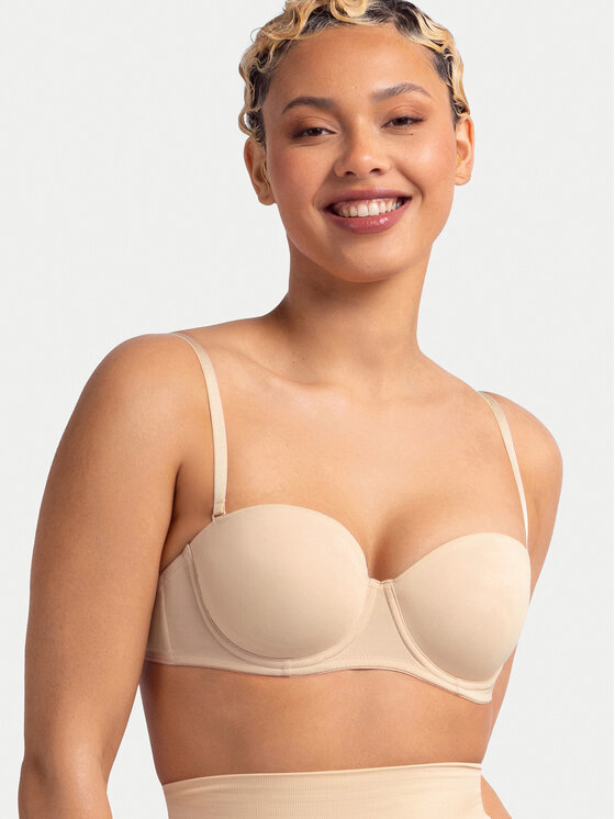 Dorina Сутиен тип Бардо Michelle FXBA0012MI121 Бежов цвят на ниска цена