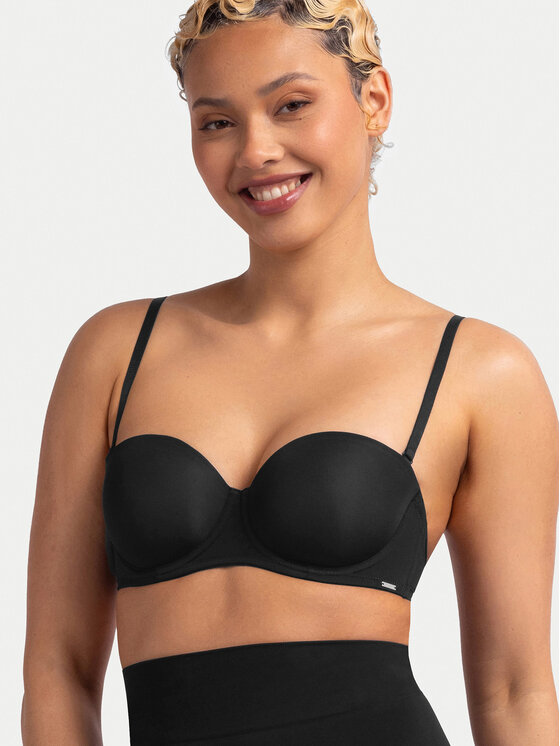 Dorina Сутиен тип Бардо Michelle FXBA0012MI121 Черен цвят на ниска цена