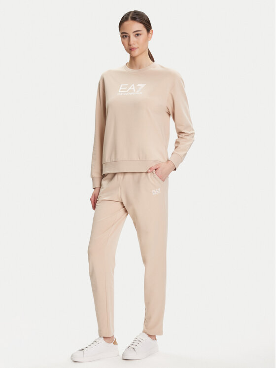 EA7 Emporio Armani Анцуг 7W000115 AF13135 U1046 Бежов Regular Fit цвят на ниска цена