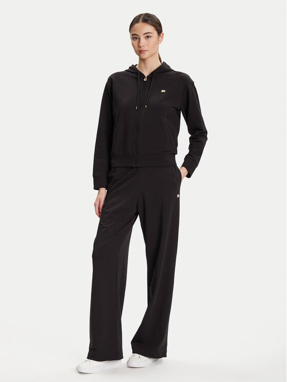 EA7 Emporio Armani Анцуг 7W000464 AF13135 UC001 Черен Relaxed Fit цвят на ниска цена