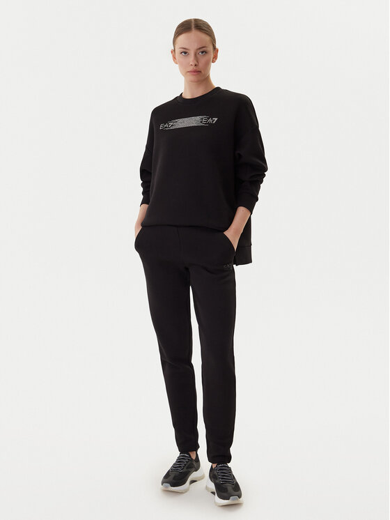 EA7 Emporio Armani Анцуг 7W000670 AF13151 UC001 Черен Regular Fit цвят на ниска цена