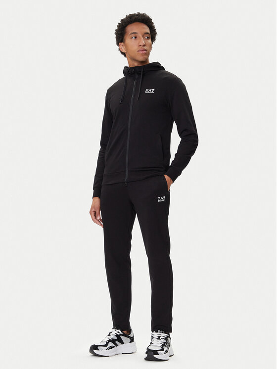 EA7 Emporio Armani Анцуг 8NPV62 PJVRZ UC001 Черен Regular Fit цвят на ниска цена