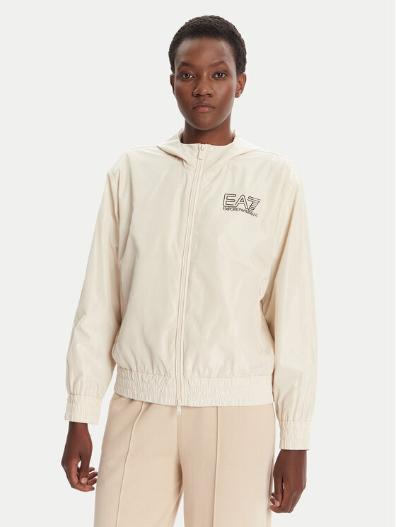 EA7 Emporio Armani Ветровка 7W000113 AF12454 U1079 Бежов Relaxed Fit цвят на ниска цена