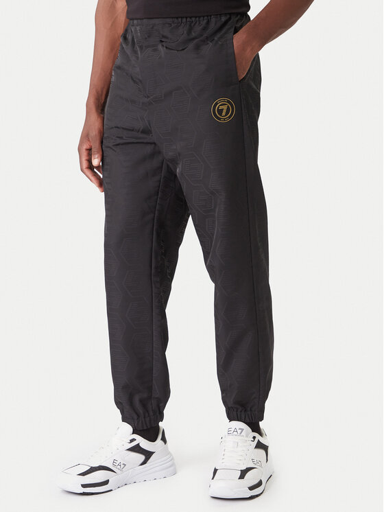 EA7 Emporio Armani Долнище анцуг 7M000264 AF13722 UC001 Черен Modern Fit цвят на ниска цена