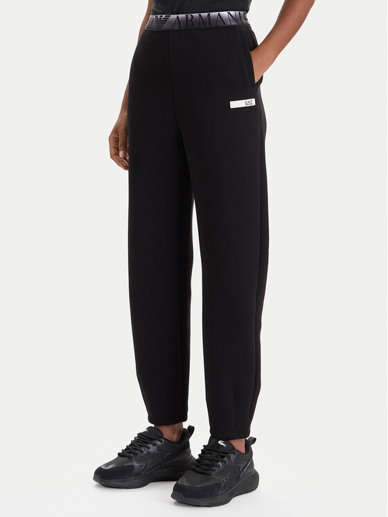 EA7 Emporio Armani Долнище анцуг 7W000678 AF13151 UC001 Черен Regular Fit цвят на ниска цена