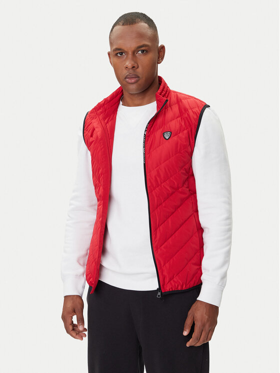 EA7 Emporio Armani Елек 8NPQ03 PNE1Z 1450 Червен Regular Fit цвят на ниска цена