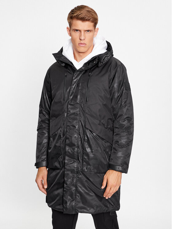 EA7 Emporio Armani Зимно яке 6RPK04 PNERZ 1200 Черен Regular Fit цвят на ниска цена