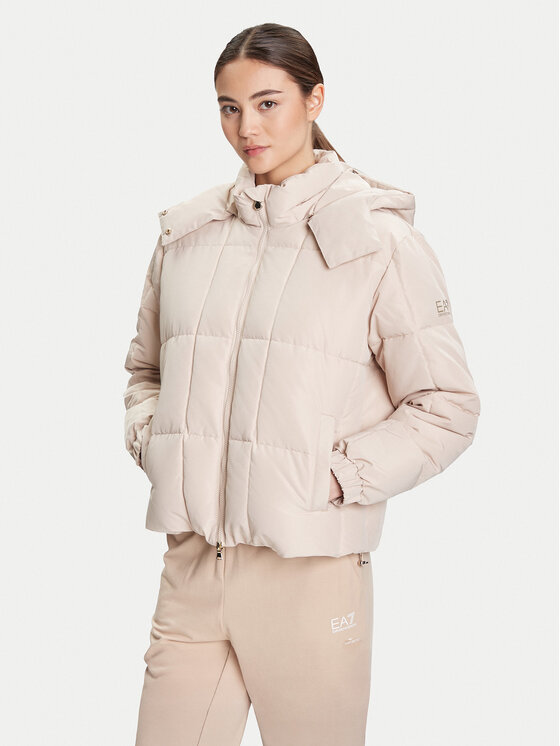 EA7 Emporio Armani Зимно яке 7W000647 AF16074 U1046 Бежов Regular Fit цвят на ниска цена