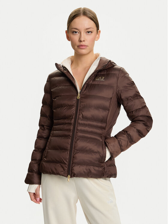 EA7 Emporio Armani Зимно яке 7W000684 AF12475 U6063 Кафяв Slim Fit цвят на ниска цена