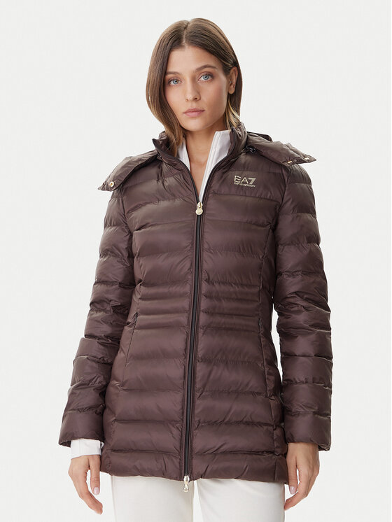 EA7 Emporio Armani Зимно яке 7W000685 AF12475 U6063 Кафяв Slim Fit цвят на ниска цена