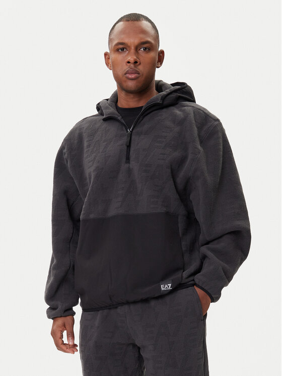 EA7 Emporio Armani Полар 7M000982 AF16804 U8117 Сив Relaxed Fit цвят на ниска цена