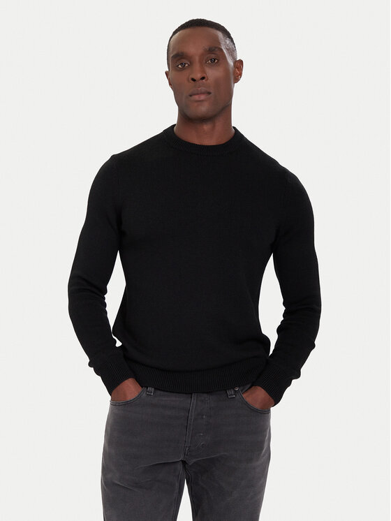 EA7 Emporio Armani Пуловер 7M000925 AF17667 UC001 Черен Regular Fit цвят на ниска цена