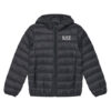 EA7 Emporio Armani Пухено яке 7B000035 AF12477 UC001 Черен Regular Fit цвят на ниска цена