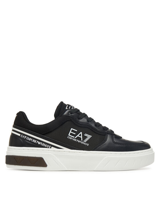 EA7 Emporio Armani Сникърси 7X000338 AF18614 MC001 Черен цвят на ниска цена