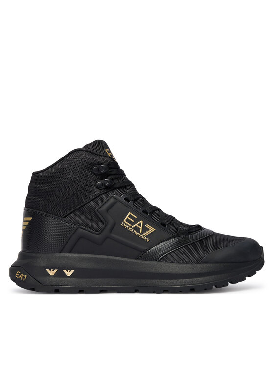 EA7 Emporio Armani Сникърси 7X000340 AF18615 MC139 Черен цвят на ниска цена