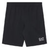 EA7 Emporio Armani Спортни шорти 7B000026 AF10380 UC001 Черен Regular Fit цвят на ниска цена