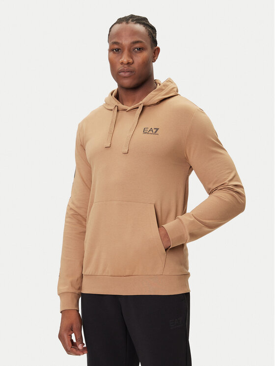 EA7 Emporio Armani Суитшърт 7M000569 AF13512 U6171 Бежов Regular Fit цвят на ниска цена