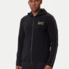 EA7 Emporio Armani Суитшърт 7M000671 AF14146 UC001 Черен Slim Fit цвят на ниска цена