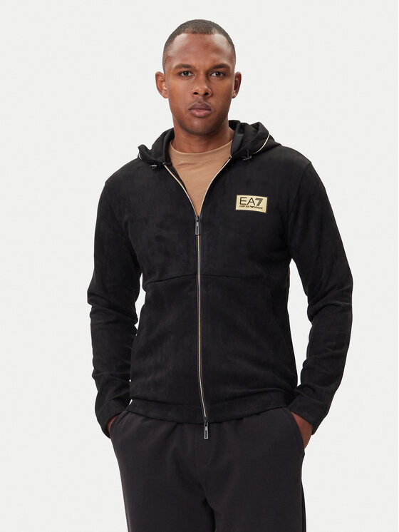 EA7 Emporio Armani Суитшърт 7M000675 AF16718 UC001 Черен Regular Fit цвят на ниска цена