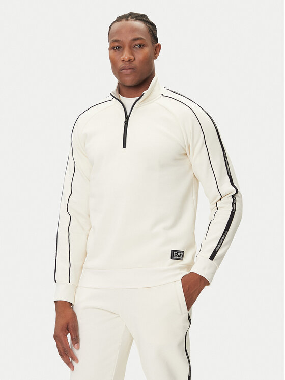 EA7 Emporio Armani Суитшърт 7M000971 AF10377 U1105 Бежов Regular Fit цвят на ниска цена