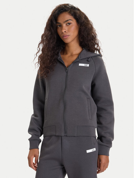 EA7 Emporio Armani Суитшърт 7W000675 AF13151 U8117 Сив Regular Fit цвят на ниска цена