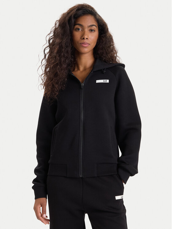 EA7 Emporio Armani Суитшърт 7W000675 AF13151 UC001 Черен Regular Fit цвят на ниска цена