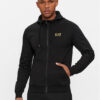 EA7 Emporio Armani Суитшърт 8NPM13 PJ05Z 0208 Черен Regular Fit цвят на ниска цена
