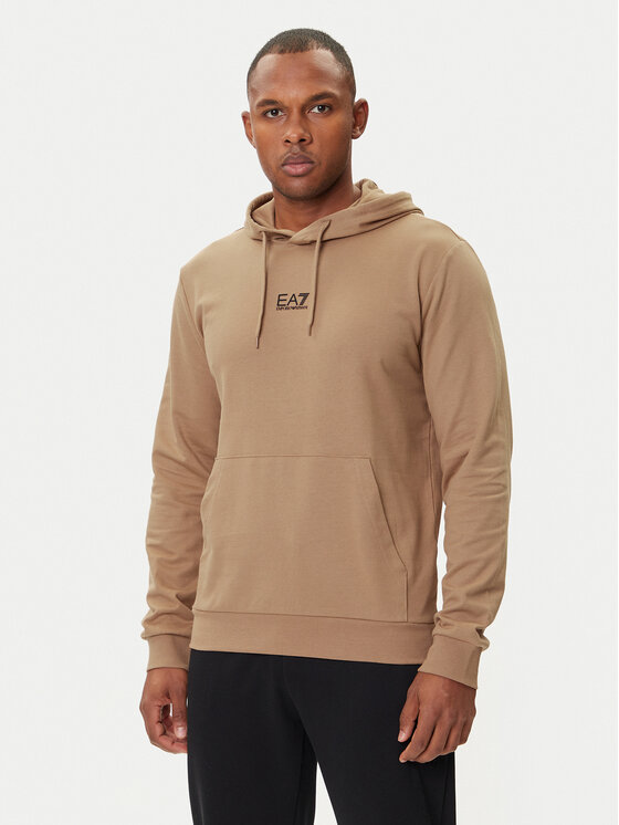 EA7 Emporio Armani Суитшърт 8NPM32 PJVRZ U6171 Бежов Regular Fit цвят на ниска цена