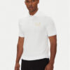 EA7 Emporio Armani Тениска с яка и копчета 7M000300 AF13739 U0002 Бял Slim Fit цвят на ниска цена