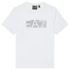 EA7 Emporio Armani Тишърт 7B000036 AF10378 U0002 Бял Regular Fit цвят на ниска цена