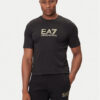 EA7 Emporio Armani Тишърт 7M000667 AF13739 UC001 Черен Slim Fit цвят на ниска цена