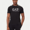 EA7 Emporio Armani Тишърт 7M000961 AF10375 UC001 Черен Regular Fit цвят на ниска цена
