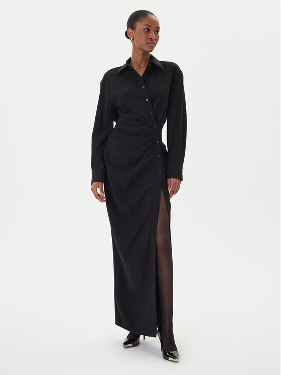 Eleh Официална рокля EFW250275 Черен Regular Fit цвят на ниска цена