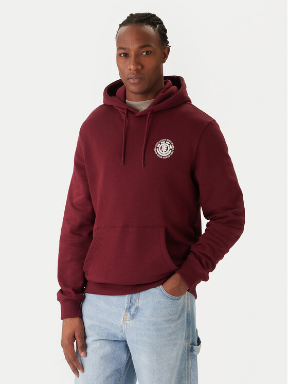 Element Суитшърт Seal ELYSF00295 Бордо Regular Fit цвят на ниска цена