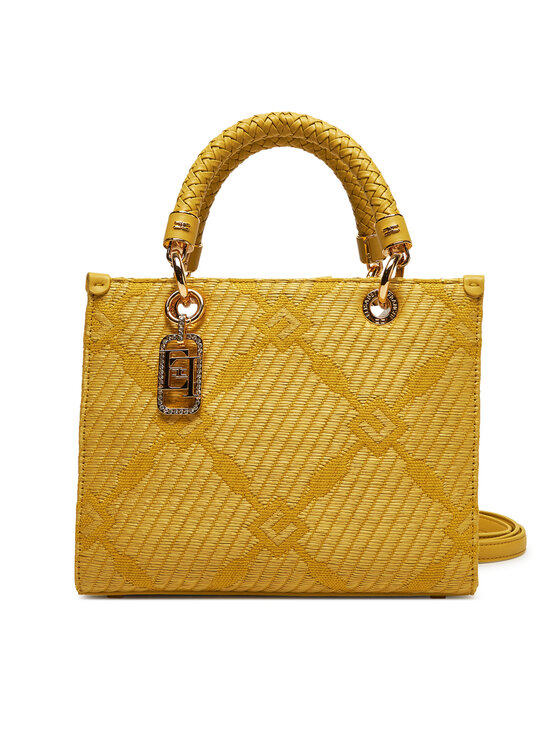 Elisabetta Franchi Дамска чанта BS13A51E2 DC6 Жълт цвят на ниска цена