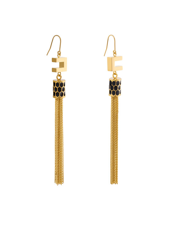 Elisabetta Franchi Обици OR-50A-57E2-V260 Златист цвят на ниска цена