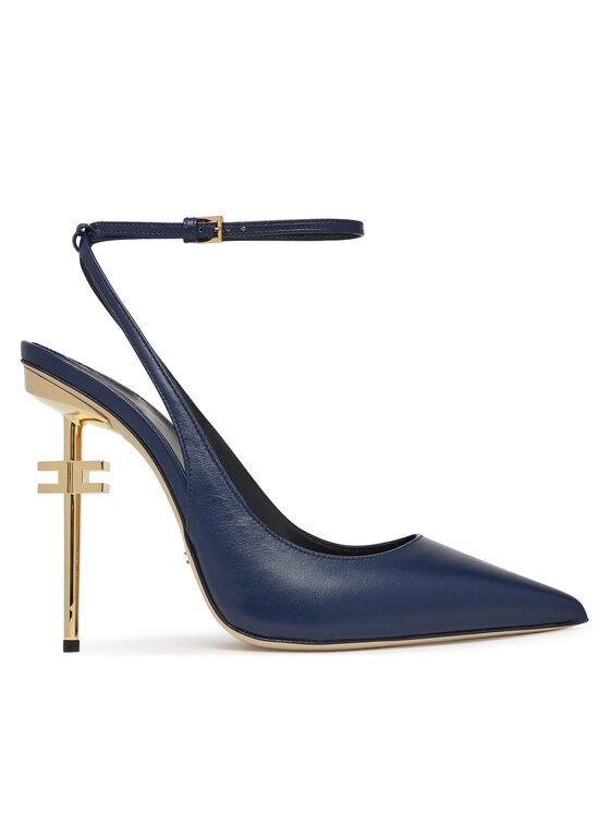 Elisabetta Franchi Обувки на ток SA-26B-51E2 Тъмносин цвят на ниска цена