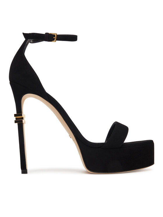 Elisabetta Franchi Сандали SA-44L-56E2-V660 Черен цвят на ниска цена