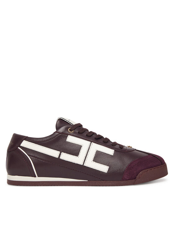 Elisabetta Franchi Сникърси SA-82G-56E2-V400 Бордо цвят на ниска цена