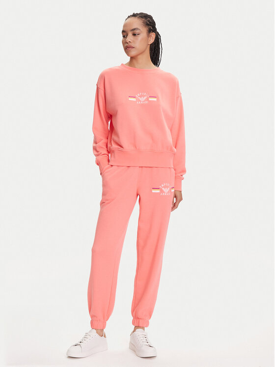 Emporio Armani Underwear Анцуг EW000500 AF10882 U4019 Розов Regular Fit цвят на ниска цена