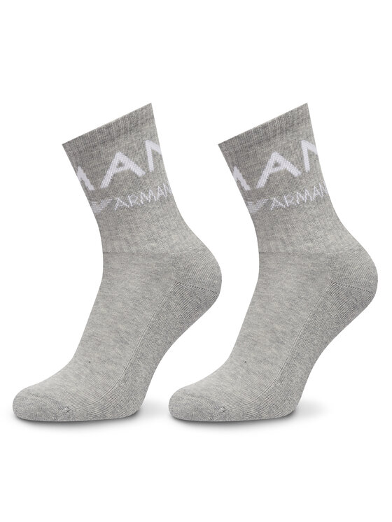 Emporio Armani Underwear Дълги чорапи 292303 4F227 00948 Сив цвят на ниска цена