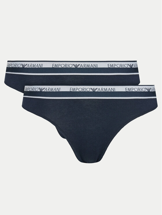 Emporio Armani Underwear Комплект бразилски бикини 163334 4R227 00135 Тъмносин цвят на ниска цена