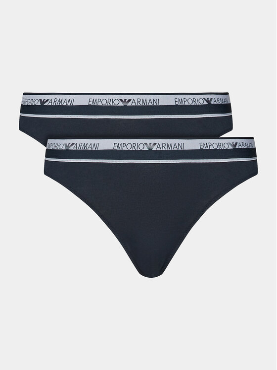Emporio Armani Underwear Комплект бразилски бикини 163337 4R227 00135 Тъмносин цвят на ниска цена