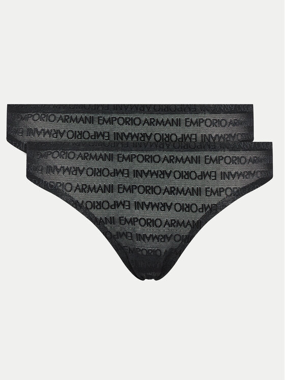 Emporio Armani Underwear Комплект прашки 163333 3F204 00020 Черен цвят на ниска цена