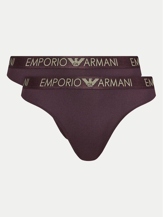 Emporio Armani Underwear Комплект прашки 163333 4F235 05093 Виолетов цвят на ниска цена