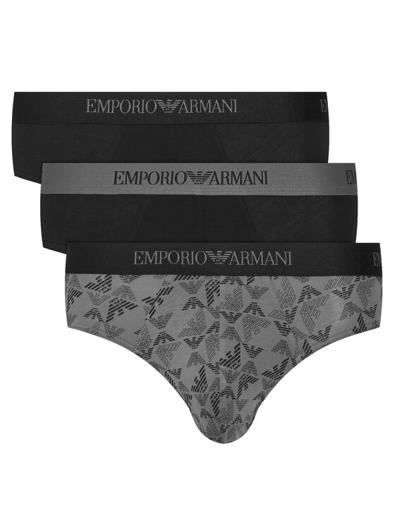 Emporio Armani Underwear Комплект слипове EM000256 AF10800 MC200 Черен цвят на ниска цена