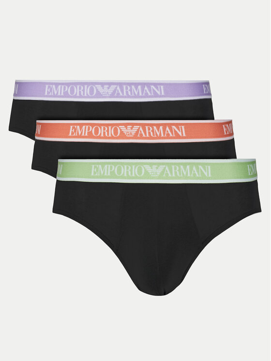 Emporio Armani Underwear Комплект слипове EM000258 AF10779 MC061 Черен цвят на ниска цена