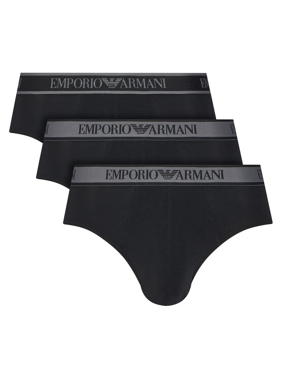 Emporio Armani Underwear Комплект слипове EM000258 AF10779 MC061 Черен цвят на ниска цена