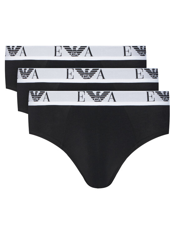 Emporio Armani Underwear Комплект слипове EM000258 AF14131 MC061 Черен цвят на ниска цена