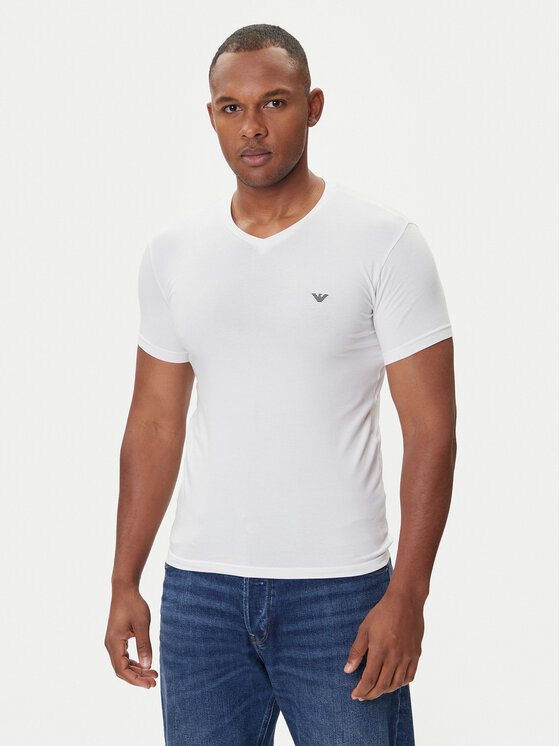 Emporio Armani Underwear Тишърт EM000380 AF14133 U0002 Бял Fitted Fit цвят на ниска цена